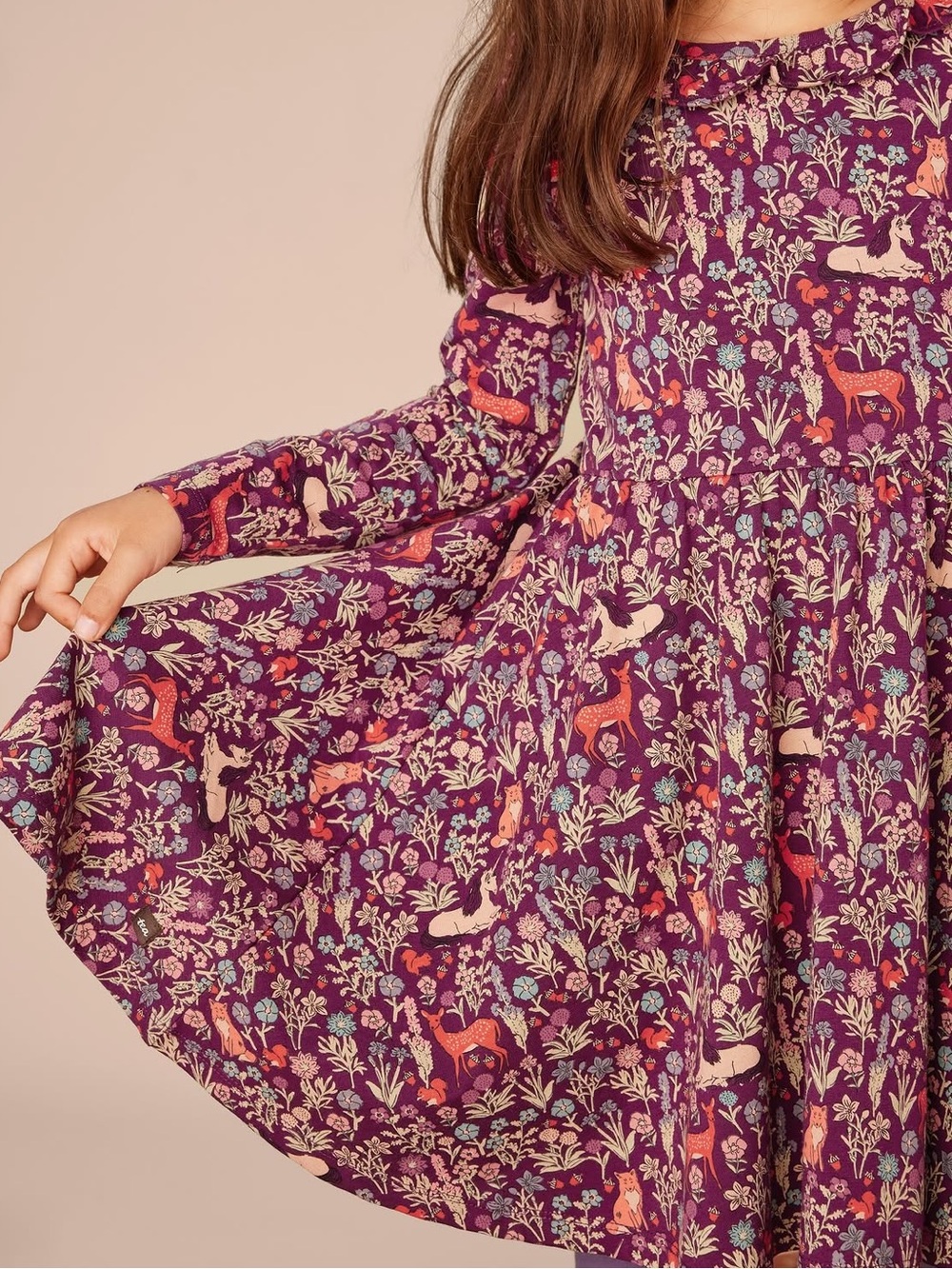 Tea Collection Ruffle Neckline Dress - Picture 2 of 5